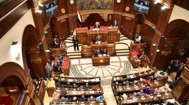 أعضاء مجلس الشيوخ يصوتون لانتخاب وكيلي المجلس أعضاء مجلس الشيوخ يصوتون لانتخاب وكيلي المجلس