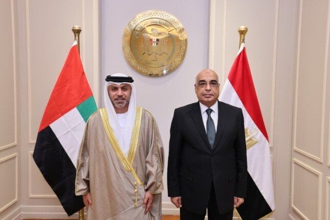 وزير العدل يستقبل سفير دولة الإمارات بالقاهرة وزير العدل يستقبل سفير دولة الإمارات بالقاهرة
