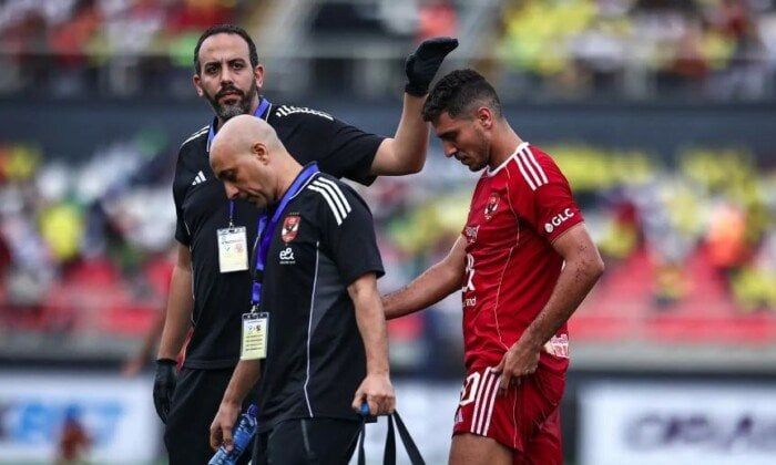 الأهلي يعلن تفاصيل إصابة محمد شريف وبرنامجه العلاجي الأهلي يعلن تفاصيل إصابة محمد شريف وبرنامجه العلاجي