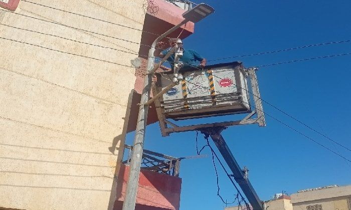 استجابة للمواطنين.. رفع كفاءة الإنارة بشوارع مساكن الحرير الصناعي بكفرالدوار استجابة للمواطنين.. رفع كفاءة الإنارة بشوارع مساكن الحرير الصناعي بكفرالدوار