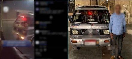 ضبط قائد سيارة بتهمة السير برعونة على طريق الأوتوستراد «فيديو» ضبط قائد سيارة بتهمة السير برعونة على طريق الأوتوستراد «فيديو»