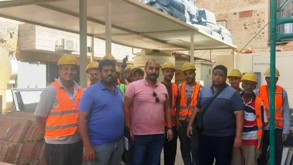 أسوان .. حملات تفتيشية موسعة على مواقع العمل الإنشائية أسوان .. حملات تفتيشية موسعة على مواقع العمل الإنشائية