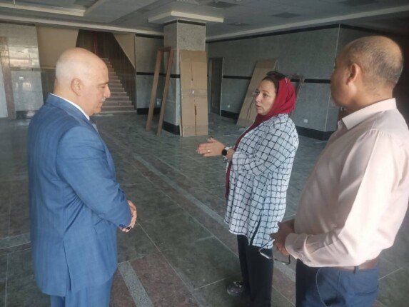 مدير الصحة بالقليوبية يتابع آخر الأعمال الإنشائية بمستشفى العبور الجديدة مدير الصحة بالقليوبية يتابع آخر الأعمال الإنشائية بمستشفى العبور الجديدة