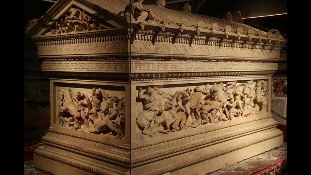 مواعظ الحكماء عند قبر الإسكندر الأكبر ( الكامل في التاريخ # 2 ) وضعية ...