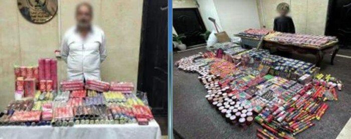 من الجيزة لـ الفيوم.. القبض على المتهمين بحيازة مليون و300 ألف قطعة ألعاب نارية من الجيزة لـ الفيوم.. القبض على المتهمين بحيازة مليون و300 ألف قطعة ألعاب نارية