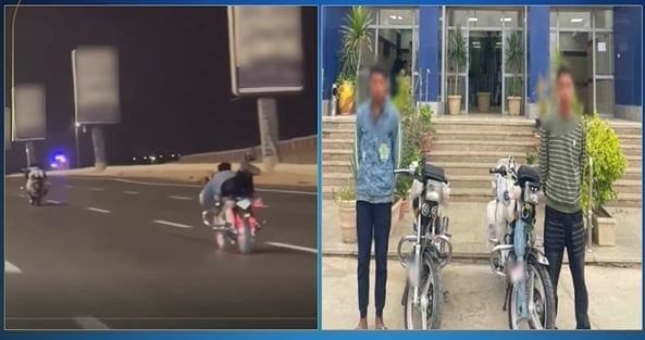 ضبط شابين يستعرضان بـ «دراجتين ناريتين» على طريق سريع بالقاهرة ضبط شابين يستعرضان بـ «دراجتين ناريتين» على طريق سريع بالقاهرة