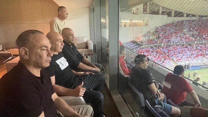 جهاز منتخب مصر يحضر مباراة الاهلي وسيراميكا في كأس السوبر المصري جهاز منتخب مصر يحضر مباراة الاهلي وسيراميكا في كأس السوبر المصري