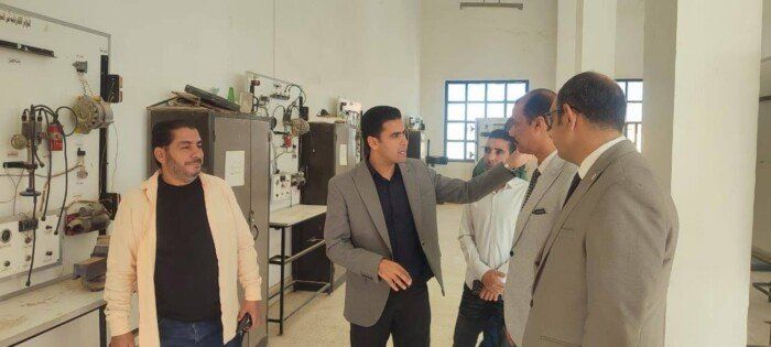 نائب المحافظ يتفقد مركز التدريب المهني بمرسى مطروح نائب المحافظ يتفقد مركز التدريب المهني بمرسى مطروح