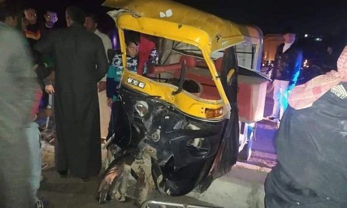 مصرع شاب وإصابة آخر في حادث تصادم توكتوك في المنوفية مصرع شاب وإصابة آخر في حادث تصادم توكتوك في المنوفية