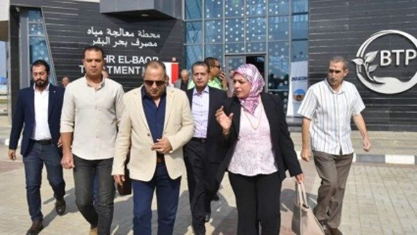 محافظ بورسعيد يتفقد محطة معالجة مياه مصرف بحر البقر محافظ بورسعيد يتفقد محطة معالجة مياه مصرف بحر البقر