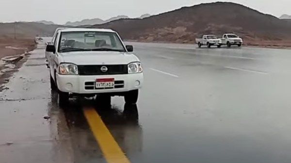 الأمطار بمدينة سانت كاترين