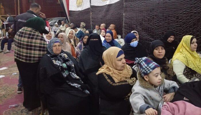 إقبال كبير للسيدات وكبار السن على لجان الدائرة الأولى بأسيوط في انتخابات النواب - الفجر سبورت