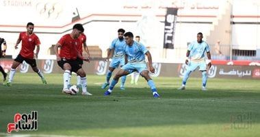 التعادل 2-2 يحسم الشوط الأول بين حرس الحدود وكهرباء الإسماعيلية - الفجر سبورت