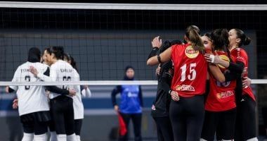 الأهلى يهزم الزمالك فى لقاء التتويج بدورى الكرة الطائرة للسيدات - الفجر سبورت