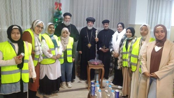 تهنئة من ذوي الهمم لمطران مطروح والخمس المدن الغربية ومالطا بمناسبة عيد الميلاد - الفجر سبورت