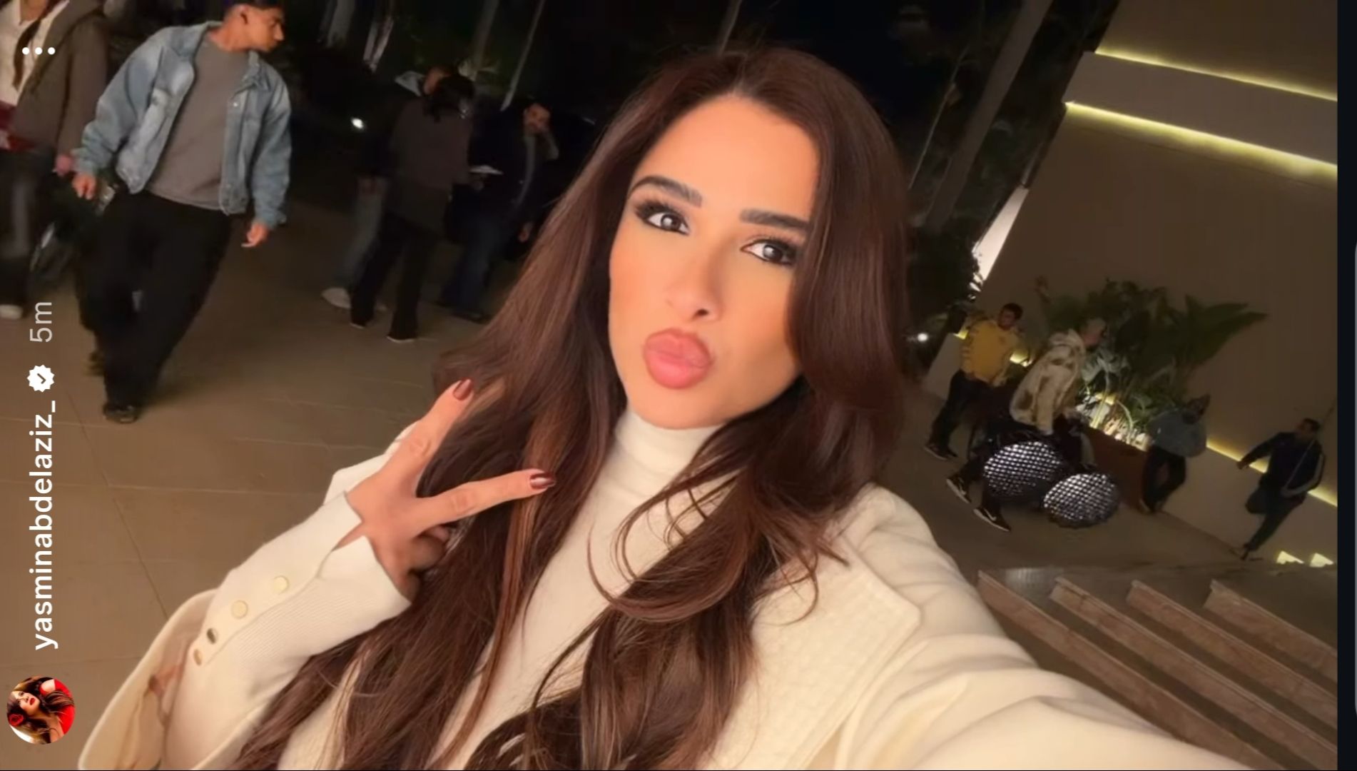 ياسمين عبد العزيز تخطف الأنظار عبر إنستجرام - الفجر سبورت