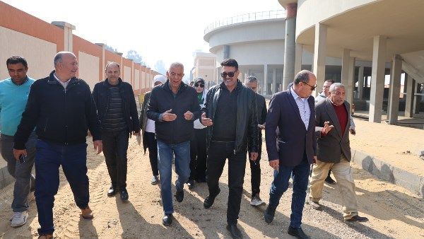 مستشار رئيس الوزراء يتفقد محطة مياه المنشأة الكبرى بكفر شكر - الفجر سبورت