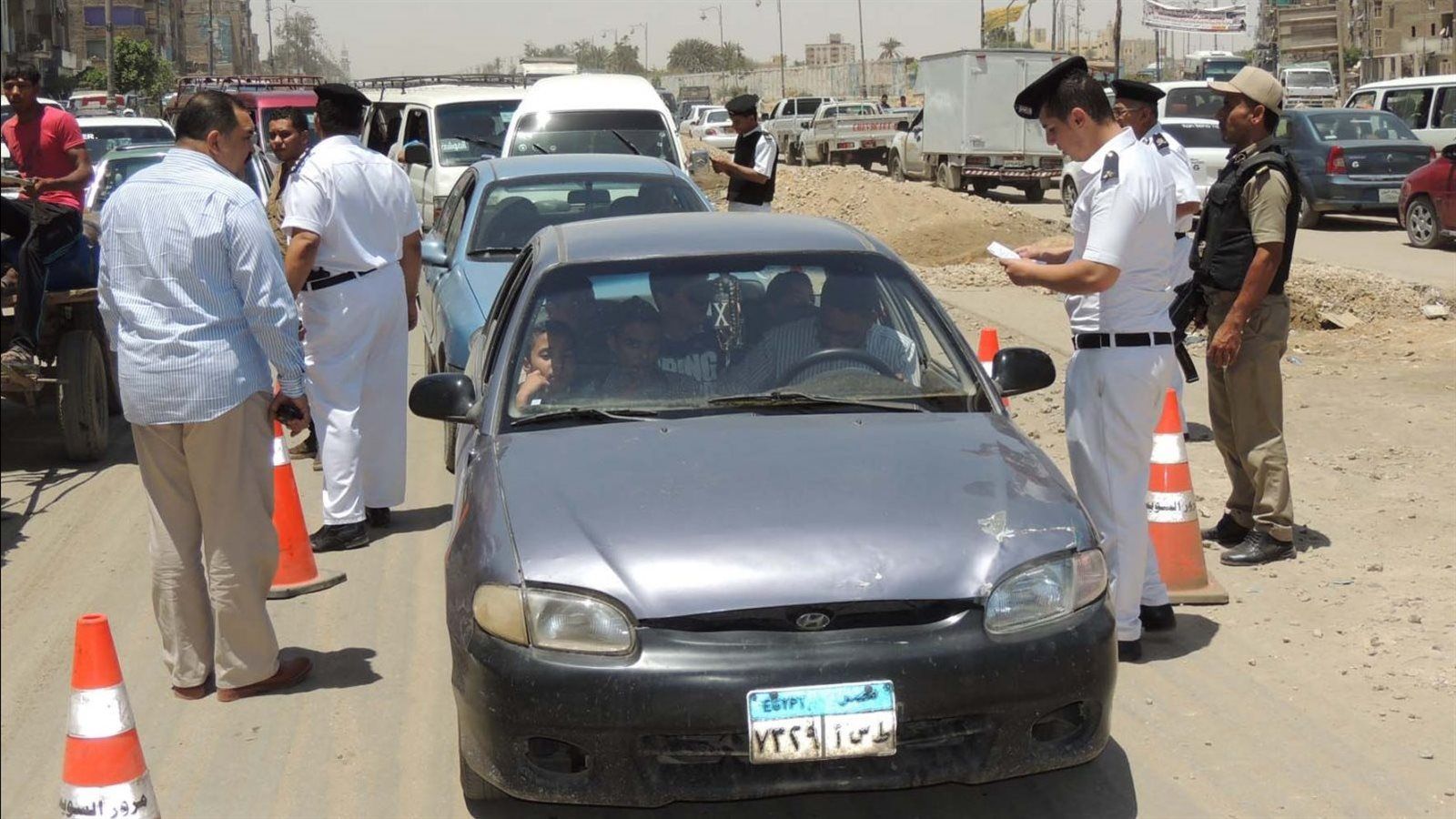 ضبط 92 ألف مخالفة مرورية بمختلف المحافظات - الفجر سبورت