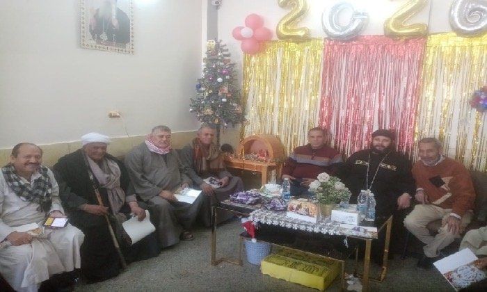 مجلس قروي سمهود يقدم التهنئة للأقباط بعيد الميلاد في كنيسة ماري جرجس ببلاد المال بحري - الفجر سبورت