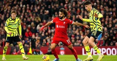 ليفربول ضد أرسنال.. الريدز يتفوق تاريخيا ومحمد صلاح يتألق بسجل مميز - الفجر سبورت