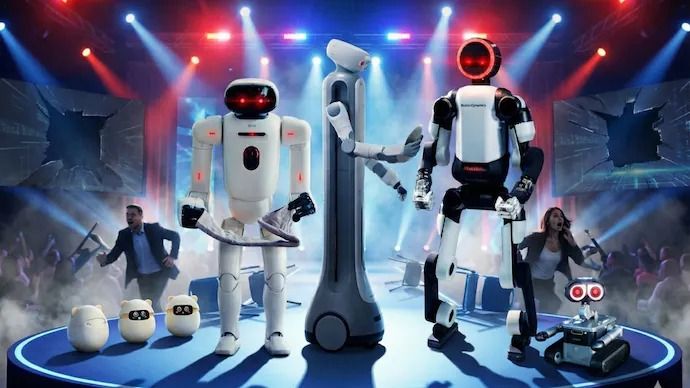 غزو الروبوتات فى CES 2026 أفضل 5 ابتكارات خطفت الأنظار - الفجر سبورت