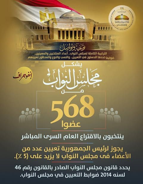 التركيبة الكاملة لمجلس النواب الجديد.. إنفوجراف - الفجر سبورت