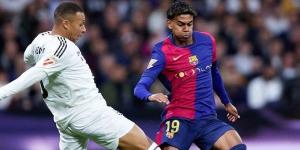 ريال مدريد يحسم الكلاسيكو أمام برشلونة بنتيجة 2-1 بالدوري الإسباني - الفجر سبورت