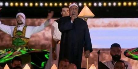 حلم تحقق.. المنشد إيهاب يونس: تشرفت بالمشاركة بحفل افتتاح المتحف الكبير - الفجر سبورت