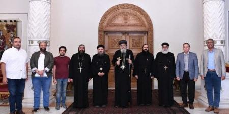 البابا تواضروس يلتقي لجنة احتفالية نيقية - الفجر سبورت