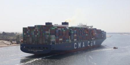 الفريق ربيع: قناة السويس شهدت عبور أكبر سفينة حاويات CMA CGM BENJAMIN FRANKLIN منذ عامين - الفجر سبورت