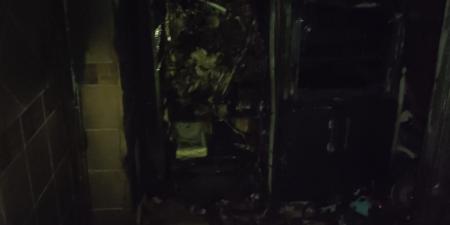 حريق داخل استوديو خالد يوسف في المهندسين| صور .. بوابة الفجر سبورت