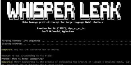 تسريب Whisper Leak يثير الجدل: اختراق دردشات الذكاء الاصطناعي يكشف أسرار المستخدمين - الفجر سبورت