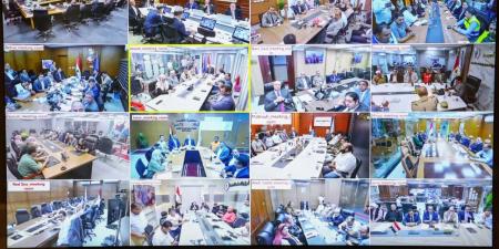 وزيرة التنمية المحلية تتابع عبر الفيديو كونفرانس مع المحافظين سير العملية الانتخابية لمجلس النواب في اليوم الثاني - الفجر سبورت