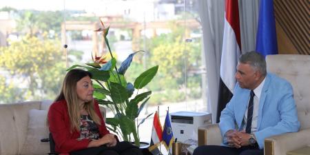 محافظ أسوان يستقبل المشرف العام على المجلس القومي للأشخاص ذوى الإعاقة .. بوابة الفجر سبورت