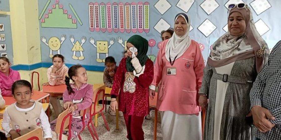 لـ 488 ألف تلميذ وتلميذة.. انطلاق مبادرة «عيون أطفالنا مستقبلنا» في مدارس بني سويف - الفجر سبورت