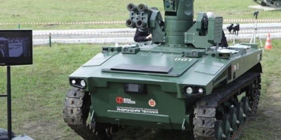 خبراء الجيش الروسي يطورون روبوتا قتاليا جديدا قاذفا للقنابل - الفجر سبورت