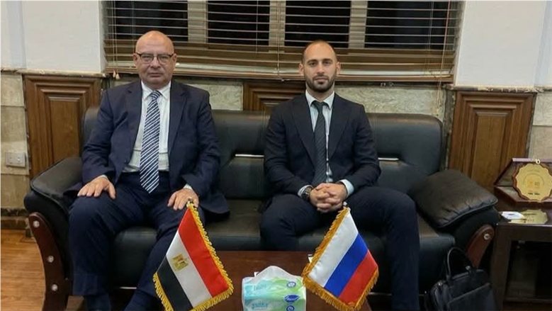 رئيس "العامة للخدمات البيطرية" يبحث مع الملحق الزراعي الروسي تعزيز التعاون المشترك