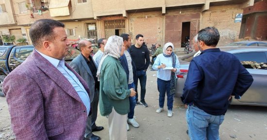 نائب محافظ القليوبية تتابع أعمال التنسيق لبدء مشروع كابل الكهرباء بشبرا الخيمة