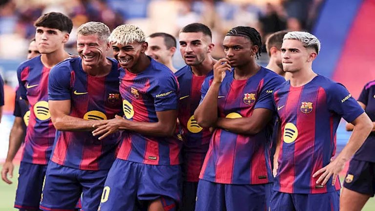 برشلونة يعلن إصابة ثنائي الفريق قبل مواجهة باريس
