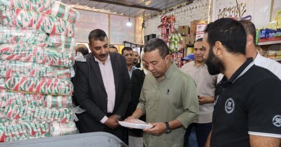 محافظ المنوفية يفتتح المعرض الدائم للسلع الغذائية بأسعار مخفضة ببركة السبع