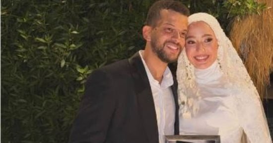 حضور مميز للراحل محمد مرزبان فى حفل زفاف ابنته ياسمين.. شاهد الصورة